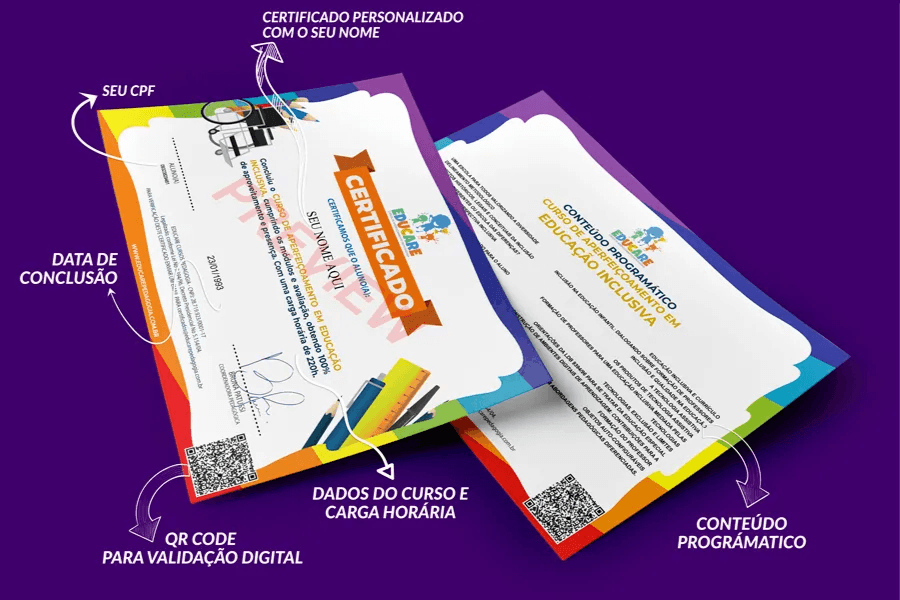 Certificado Educare Pedagogia